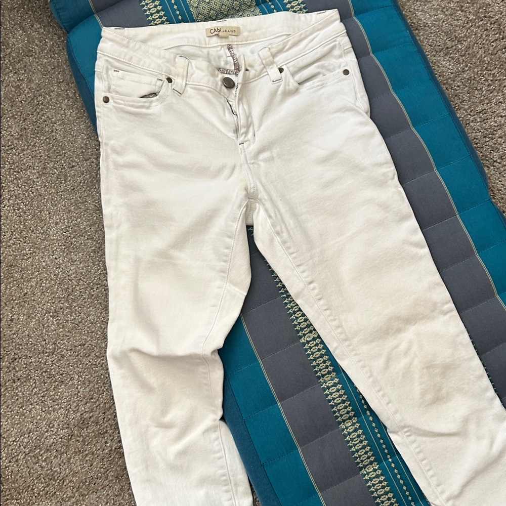CAbi Women's White Jeans